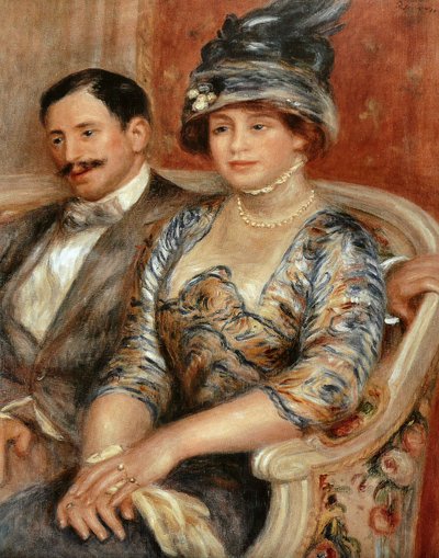 Mr. and Mrs. Bernheim de Villers by Pierre Auguste Renoir